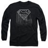 Superman - Skyline Adult Long Sleeve Shirt