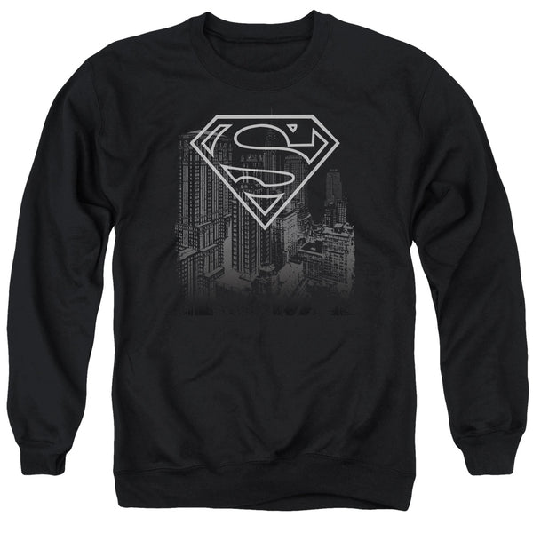 Superman - Skyline Adult Crewneck Sweatshirt