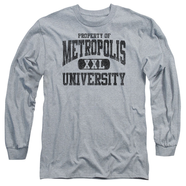 Superman - Property Of Mu Adult Long Sleeve Shirt