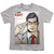 Superman(DC) - Clark Kent Cover Youth Short Sleeve