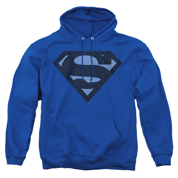 Superman - Blue Shield Adult Pull Over Hoodie