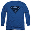 Superman - Blue Shield Adult Long Sleeve Shirt