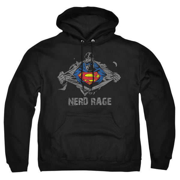Superman - Nerd Rage Adult Pull Over Hoodie