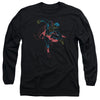 Superman - Neon Superman Adult Long Sleeve Shirt