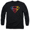 Superman - Gradient Superman Logo Adult Long Sleeve Shirt