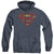 Superman - Crackle S Adult Heather Hoodie
