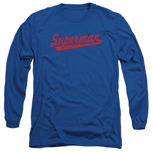 Superman - S Tail Adult Long Sleeve Shirt
