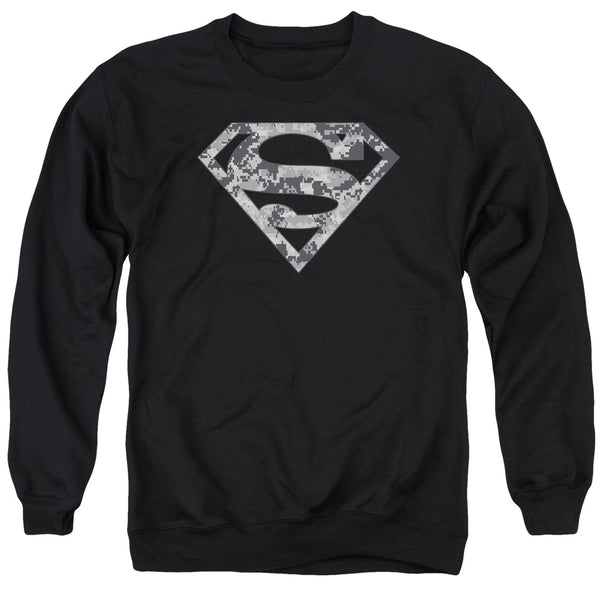 Superman - Urban Camo Shield Adult Crewneck Sweatshirt