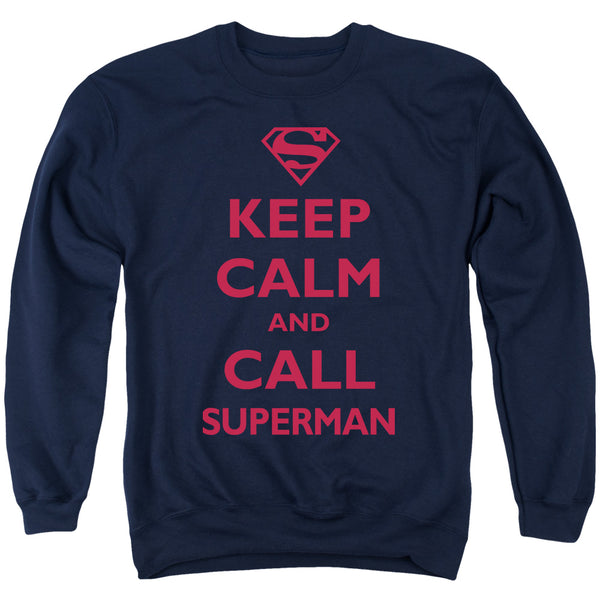 Superman - Call Superman Adult Crewneck Sweatshirt