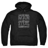 Superman - Steel Text Adult Pull Over Hoodie
