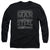 Superman - Steel Text Adult Long Sleeve Shirt
