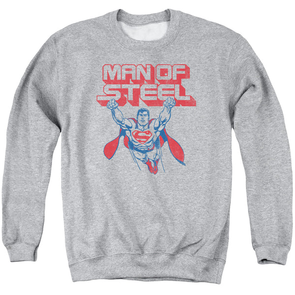 Superman - Steel Retro Adult Crewneck Sweatshirt