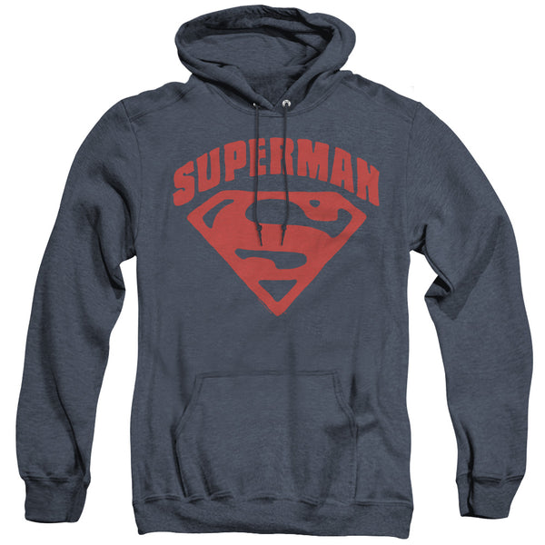 Superman - Super Shield Adult Heather Hoodie