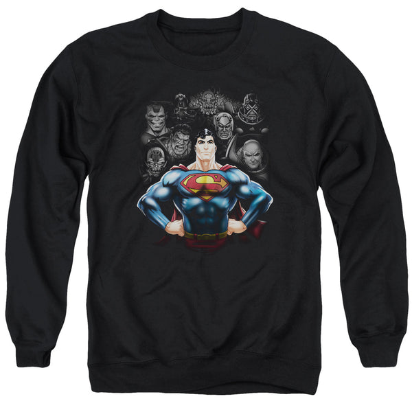 Superman - Villains Adult Crewneck Sweatshirt