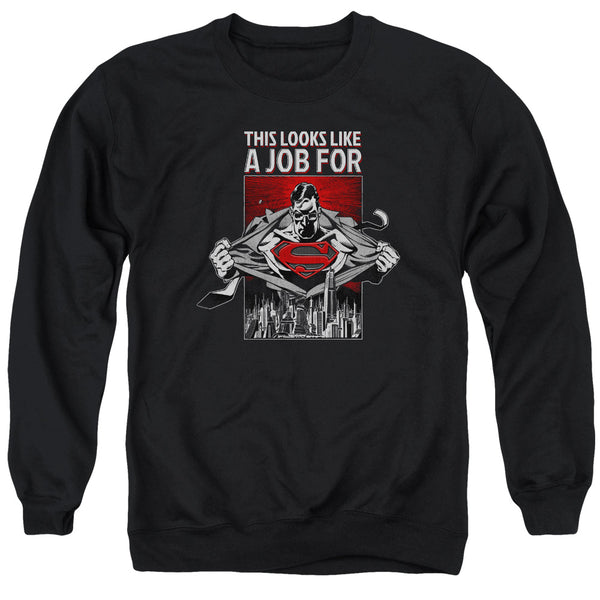 Superman - Watchful Eye Adult Crewneck Sweatshirt