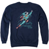 Superman - Frequent Flyer Adult Crewneck Sweatshirt
