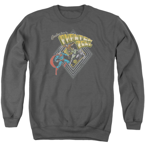 Superman - Zod Greetings Adult Crewneck Sweatshirt