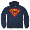 Superman - Shattered Shield Adult Pull Over Hoodie