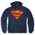 Superman - Shattered Shield Adult Pull Over Hoodie