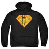 Superman - Hot Steel Shield Adult Pull Over Hoodie