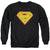Superman - Hot Steel Shield Adult Crewneck Sweatshirt