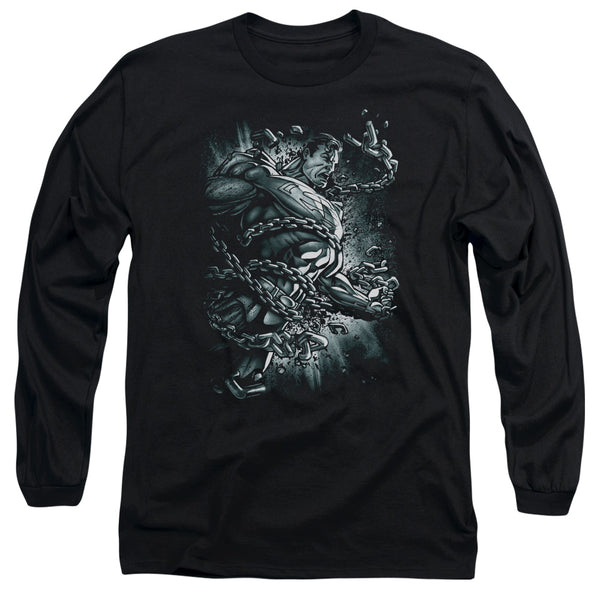 Superman - Break Free Adult Long Sleeve Shirt