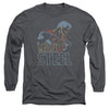 Superman - Colored Lines Adult Long Sleeve Shirt