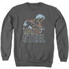 Superman - Colored Lines Adult Crewneck Sweatshirt