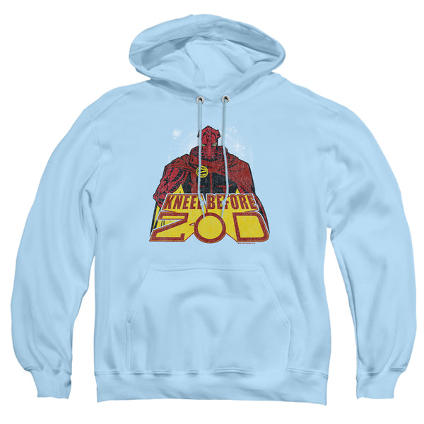 Superman - Kneel Before Adult Pull Over Hoodie