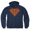 Superman - Messy S Adult Pull Over Hoodie