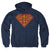Superman - Messy S Adult Pull Over Hoodie