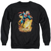 Superman - Space Case Adult Crewneck Sweatshirt