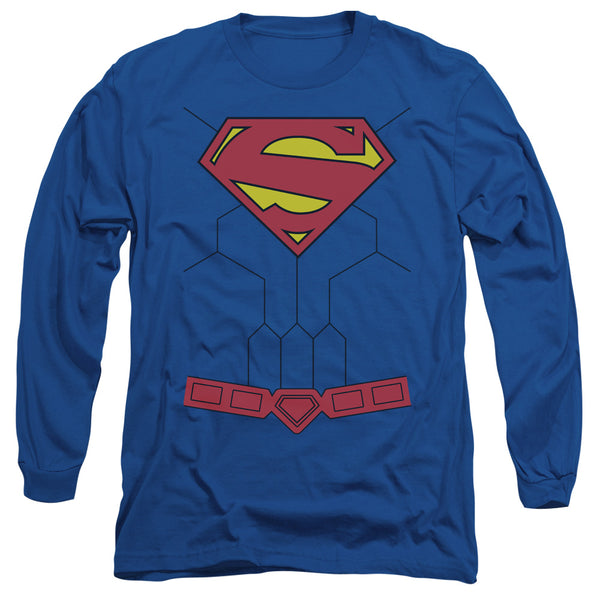 Superman - New 52 Torso Adult Long Sleeve Shirt