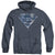 Superman - Water Shield Adult Heather Hoodie