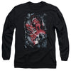 Superman - Heat Blast Adult Long Sleeve Shirt