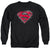 Superman - Hardcore Noir Shield Adult Crewneck Sweatshirt