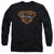 Superman - Iron Fire Shield Adult Long Sleeve Shirt