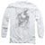 Superman - Exploding Space Sketch Adult Long Sleeve Shirt