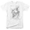 Superman - Exploding Space Sketch Short-Sleeve Shirt
