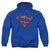Superman - Tattered Shield Adult Pull Over Hoodie