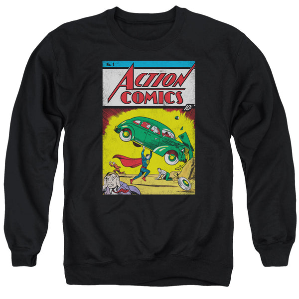 Superman - Action No. 1 Adult Crewneck Sweatshirt