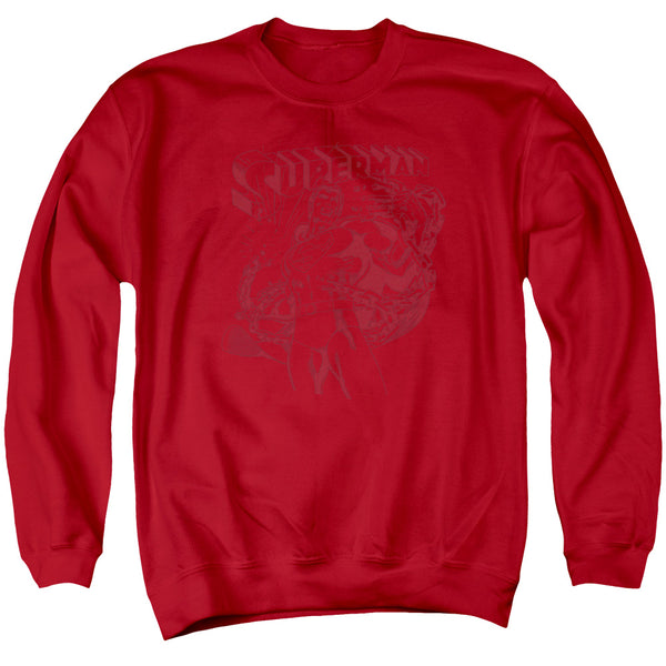 Superman - Code Red Adult Crewneck Sweatshirt