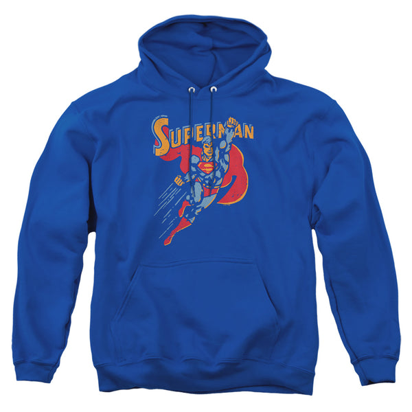Superman - Life Like Action Adult Pull Over Hoodie