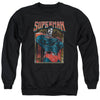 Superman - Head Bang Adult Crewneck Sweatshirt