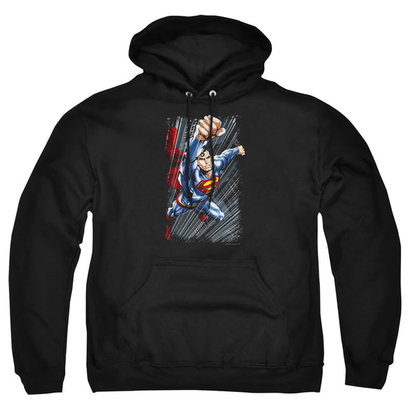 Superman - Faster Than Adult Pull Over Hoodie