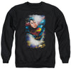 Superman - In The Sky Adult Crewneck Sweatshirt