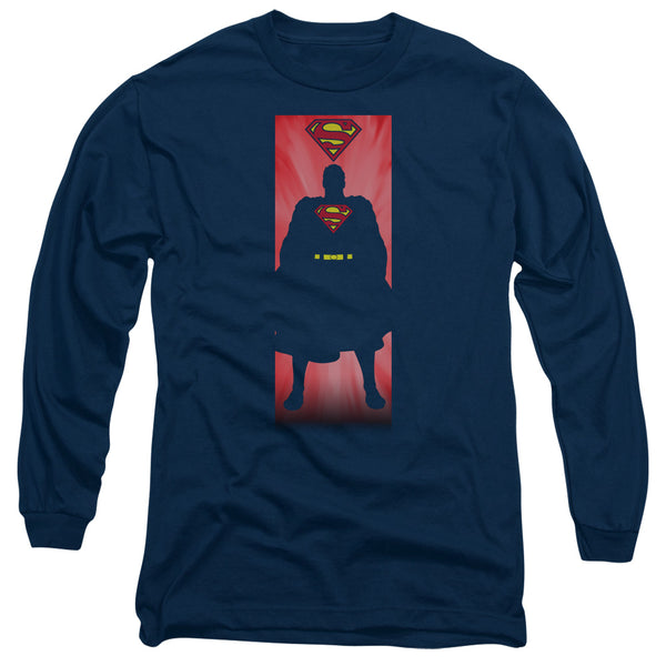 Superman - Block Adult Long Sleeve Shirt