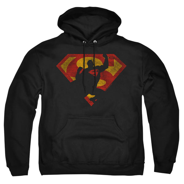 Superman - S Shield Knockout Adult Pull Over Hoodie