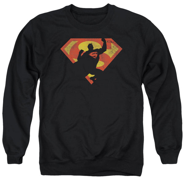 Superman - S Shield Knockout Adult Crewneck Sweatshirt