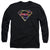 Superman - Hawaiian Shield Adult Long Sleeve Shirt